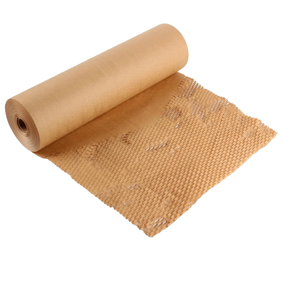 Waben-schutzpapier, Umweltfreundliches Material, Vielseitige Verwendung, Braun 50cmx5m