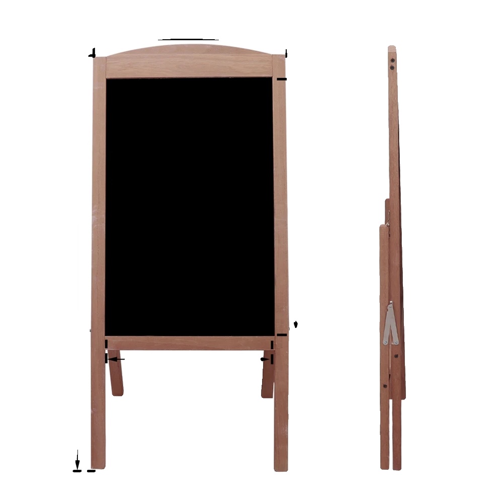 Schultafel, Holzrahmen, Tragbares Design, Braun