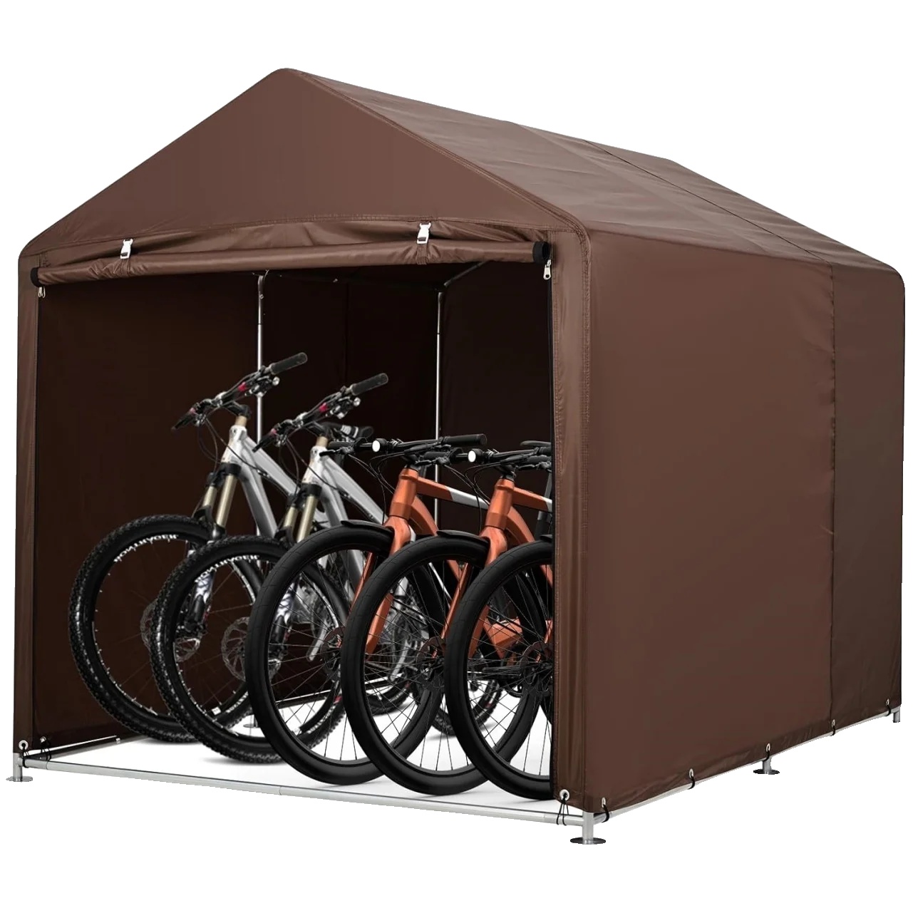 Fahrradzelt, Wasserdichtes Gewebe, Uv-beständig, Braun