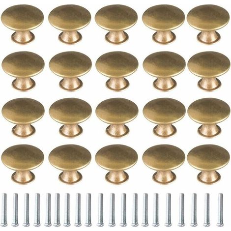20-teiliges Set Aus Messing-türgriffen, Vintage-messinggriffen, Schrankknöpfen Und Schubladengriffen