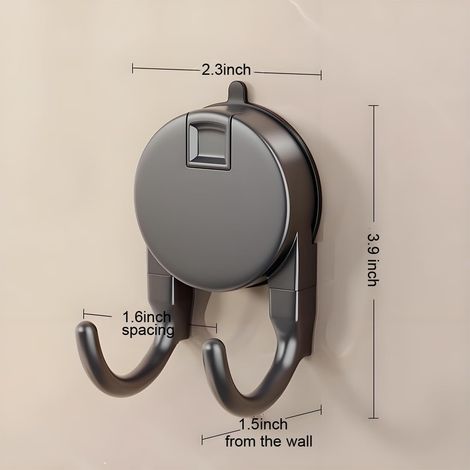 Saugnapfhaken – 4er-set Robuste Saugnapfhaken – Bohrfreie Montage Ohne Bohren. Geeignet Für Badezimmer, Küchen, Glas-, Fliesen- Und Metalloberflächen, Z. B. Für Handtücher, Schlüssel Und Mehr.