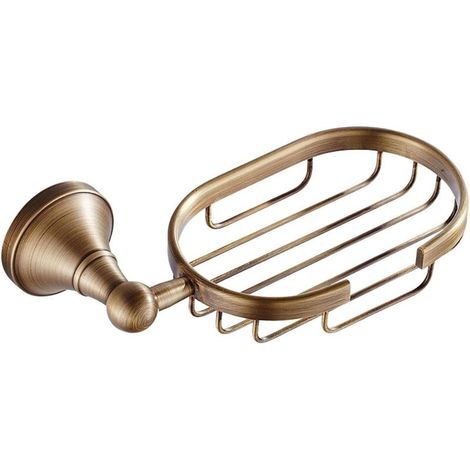 Seifenschale – Badezimmer, Toilette, Schnellablauf, Hält Seife Trocken – Messing, 1-teilig