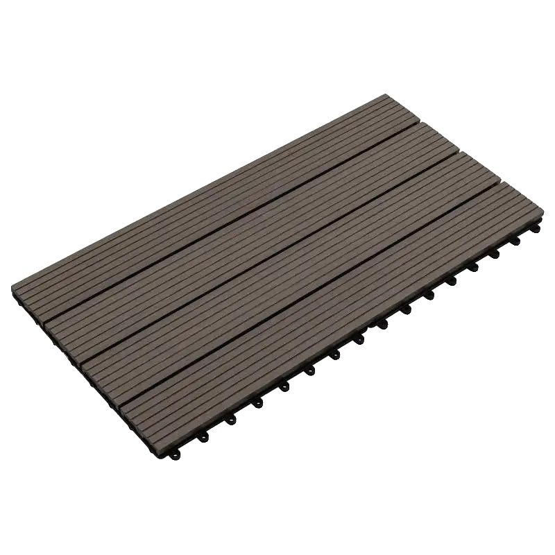 Fliesen Für Decks, Wasserdicht, Werkzeugfreie Installation, Dunkelbraun