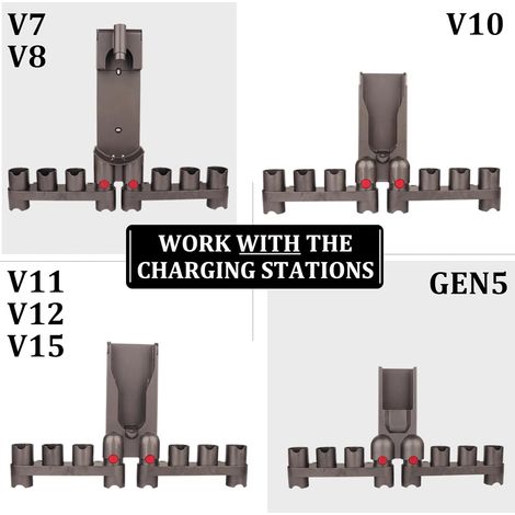 Montagehalterungen Passend Für Dyson Staubsauger Der Generationen 5, V15, V12, V11, V10, V8 Und V7. Zubehör, Aufbewahrungsmöglichkeiten Und Ersatzteile.