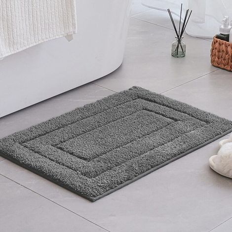 Rutschfeste Badematte – Geeignet Für Badezimmer, Küchen, Schlafzimmer Usw. – 1 Stück, 40 × 60 Cm, Dunkelgrau