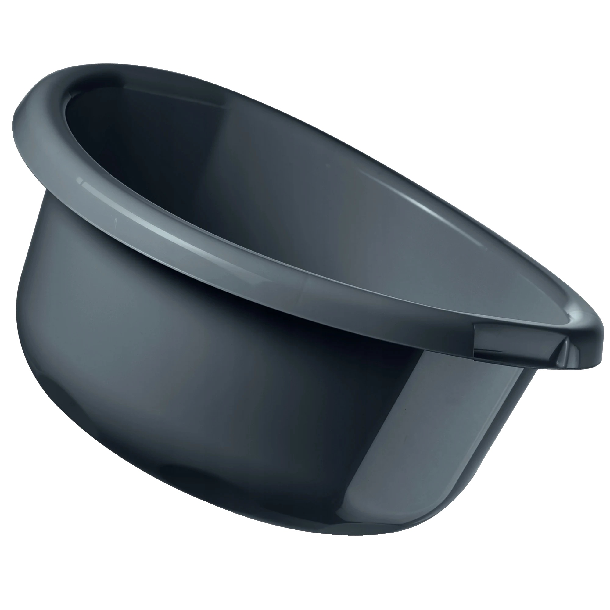 Kunststoffschüssel, Ergonomisches Design, Vielseitige Verwendung, Dunkelgrau, Xxl-a