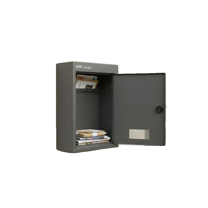 Briefkasten, Langlebiger Stahl, Durch-die-wand-design, Dunkelgrau