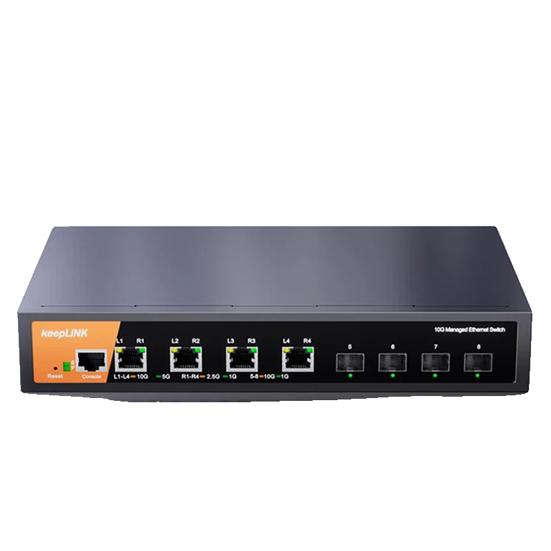 Verwalteter Switch, 8-port, 10gbps Leistung, 4x10gbe Und 4x10gsfp