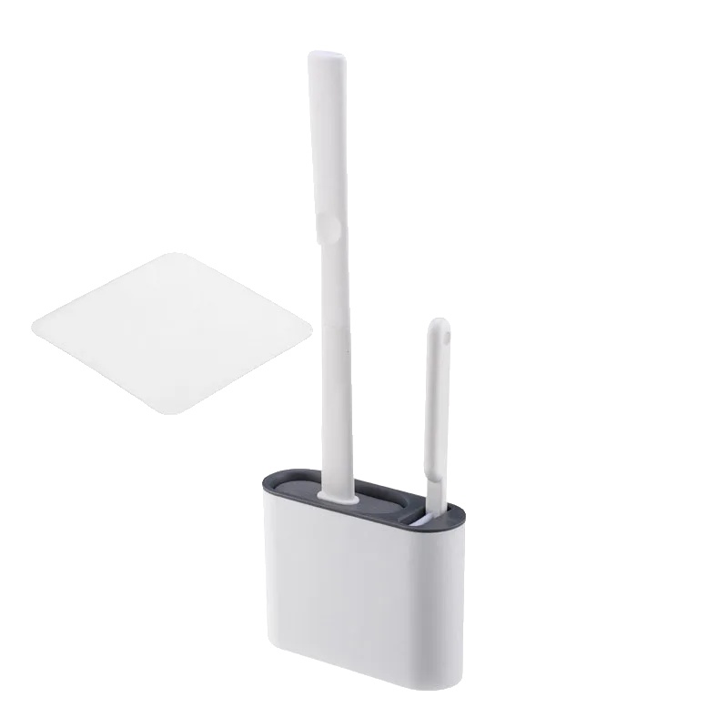 Toilettenbürste, Ergonomischer Griff, Hygienisches Design, Stil1 Dunkelgrau