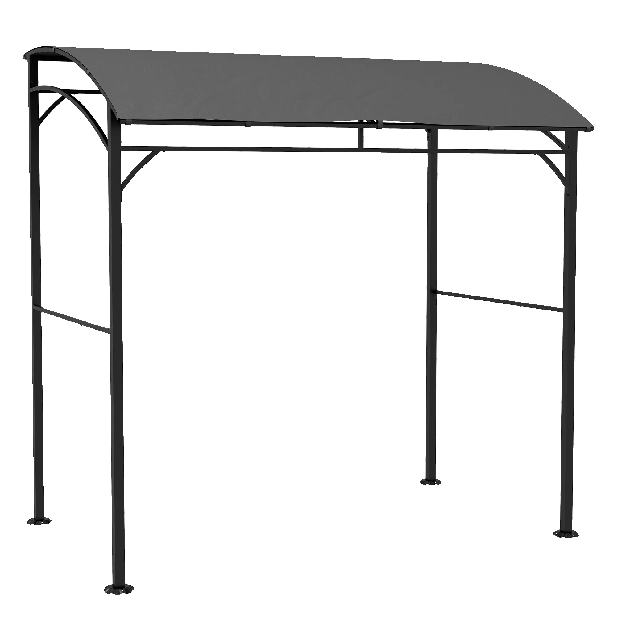 Pavillon, Uv-beständiges Material, Praktische Utensilienhaken, Dunkelgrau