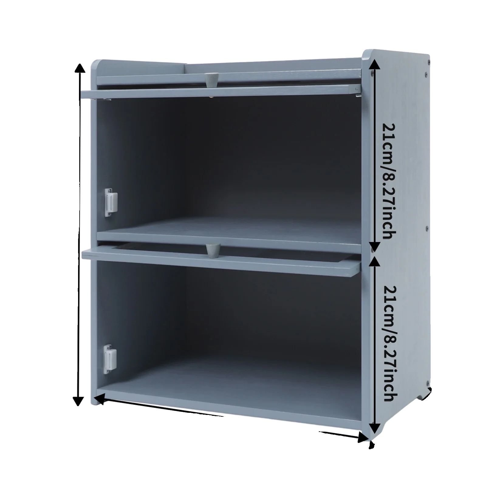 Aufbewahrungsschrank, Modernes Design, Staubdichte Eigenschaften, Dunkelgrau