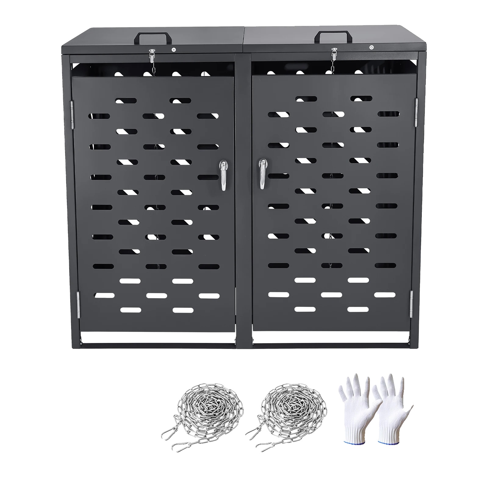 Lagerhaus, Wasserdichte Konstruktion, Sicheres Design, 2x240l