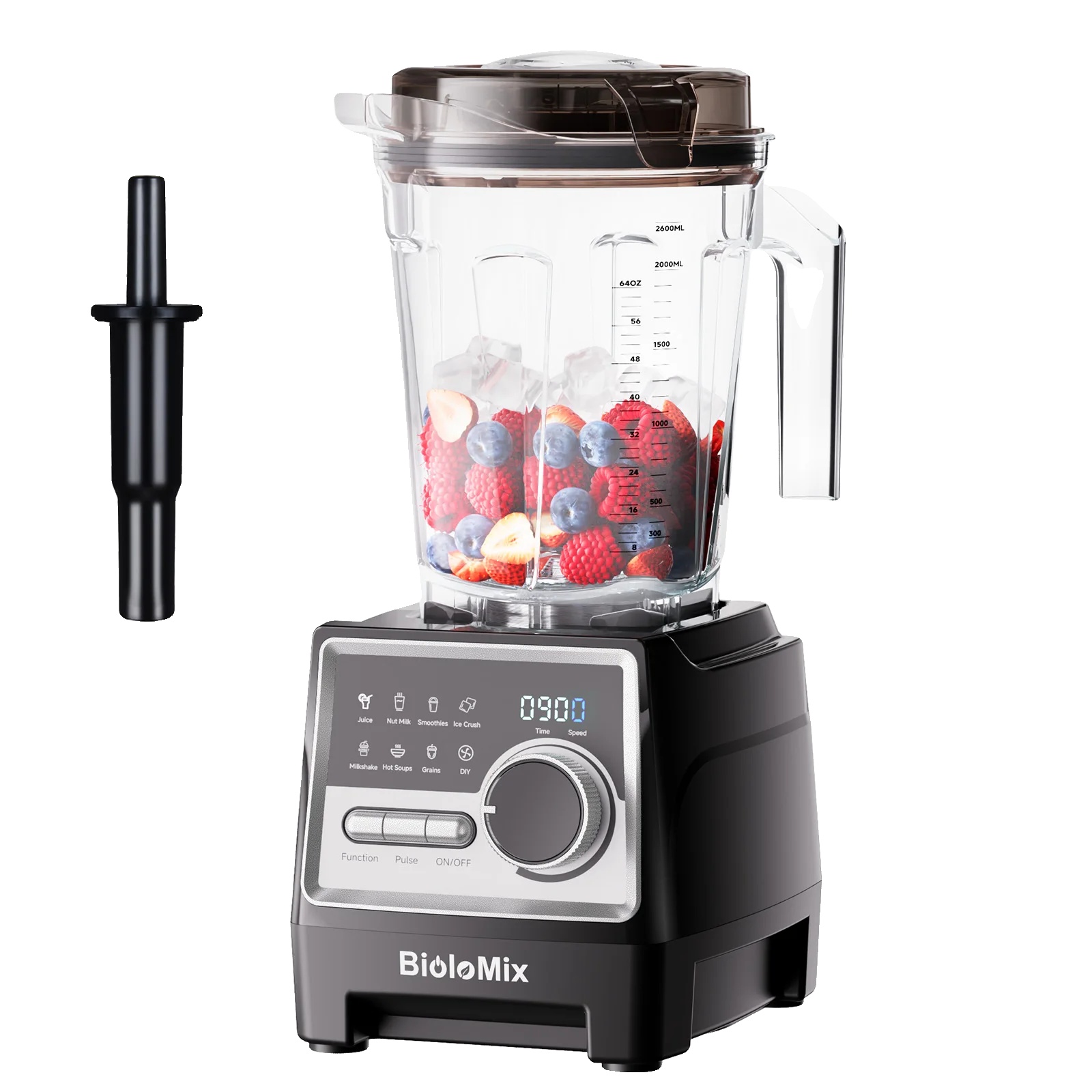 Mixer, 2,6l Kapazität, 7 Funktionen, T6100 Stand, Eu-stecker