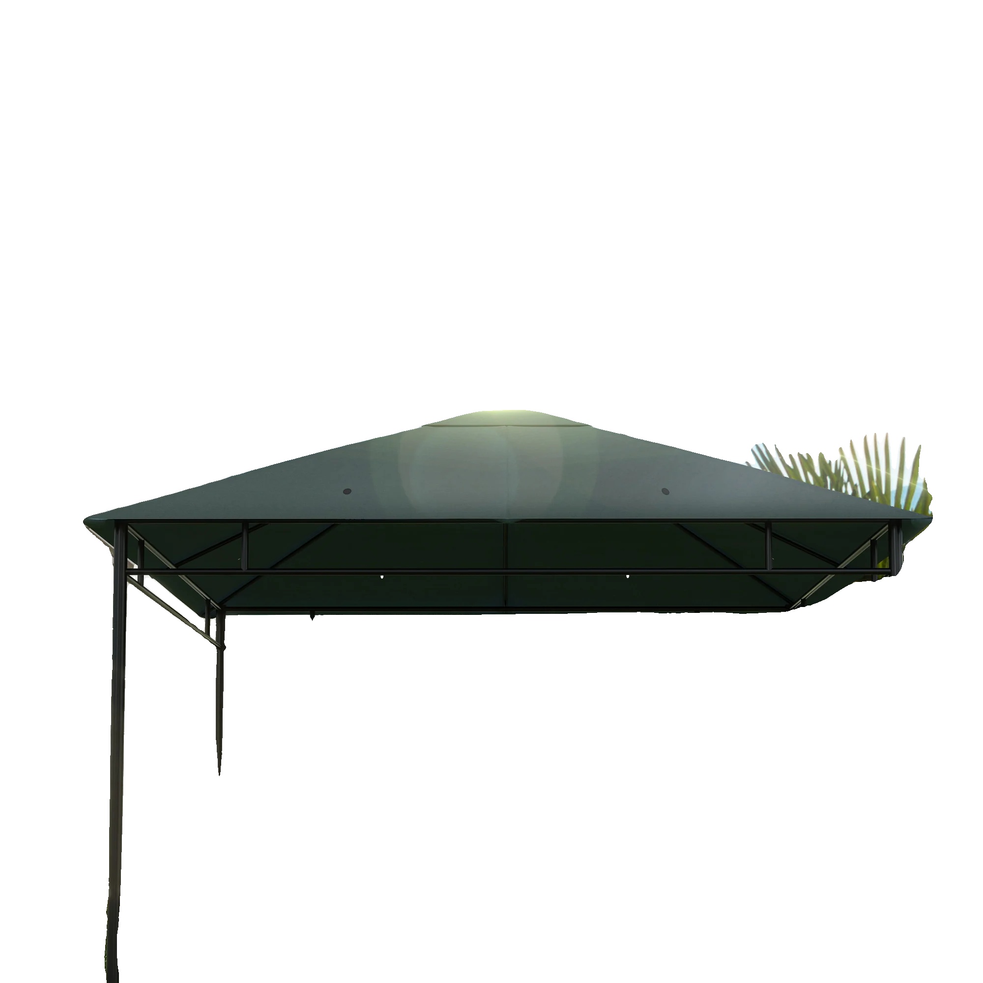 Pavillon, Uv-schutz, Langlebiges Design, Dunkelgrau