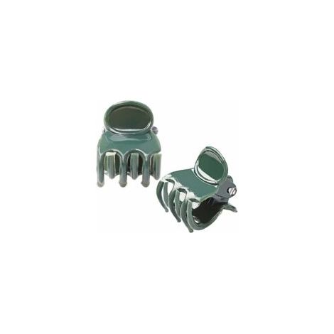 100 Orchideenclips Aus Kunststoff, Mini-orchideenclips, Pflanzenclips, Grüne Clips Zur Stützung Von Orchideen Und Kletterpflanzen (dunkelgrün)