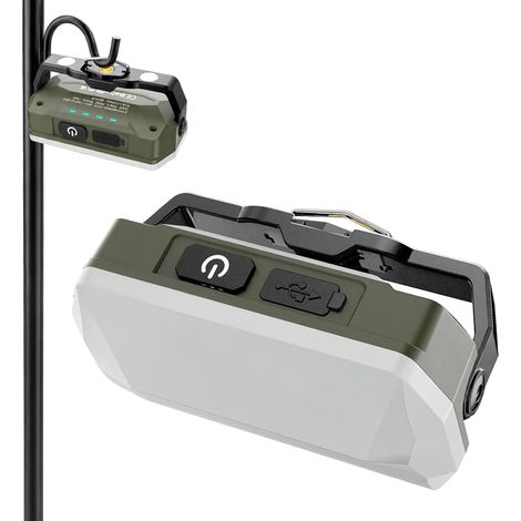 Wiederaufladbare Magnetische Arbeitsleuchte – Tragbare Campinglaterne Mit 1500 Lm, 52 Leds – 10 Stunden Akkulaufzeit Mit 4000 Mah Akku – Ipx4 Wasserdichte, Kabellose Led-leuchte Für Kfz-reparaturen