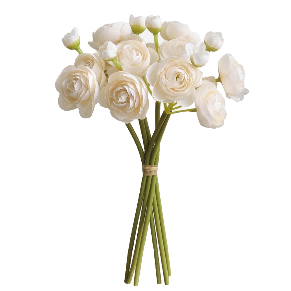 Künstliche Blumen, Lebensechte Sträuße, Innendekoration, Iovy, 12pcs-a
