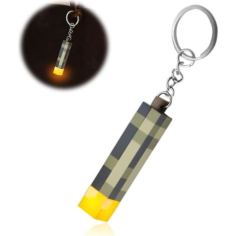 2 Schlüsselanhänger-taschenlampen, Handgefertigte Wandleuchte, Nachtlicht, 3d-nachttischlampe Mit Usb-aufladbarer Glühbirne