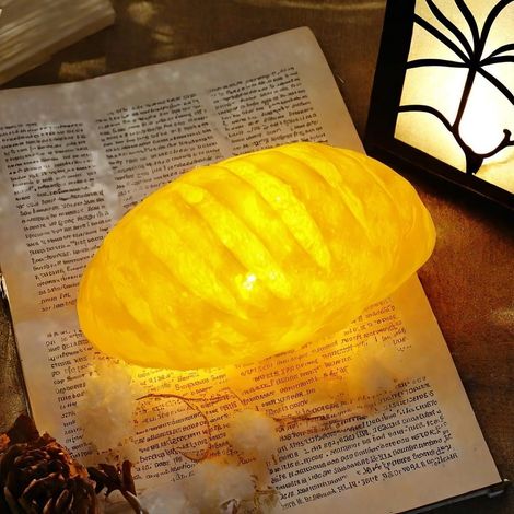 3d-led-nachtlicht, Lustige Schlafzimmerlampe, Batteriebetrieben, Dekoration, Verspielte Beleuchtung, Brotlampe – Europäisches Brot