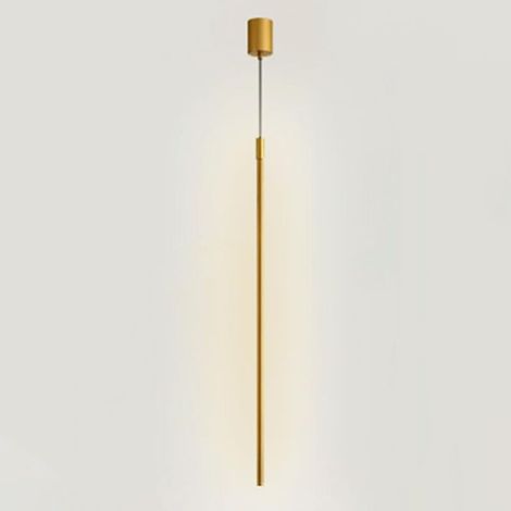 Moderne Und Minimalistische Lineare Led-deckenleuchte – Geeignet Für Schlafzimmer, Wohnzimmer, Flure Usw. – Goldfarben, Neutrales Licht