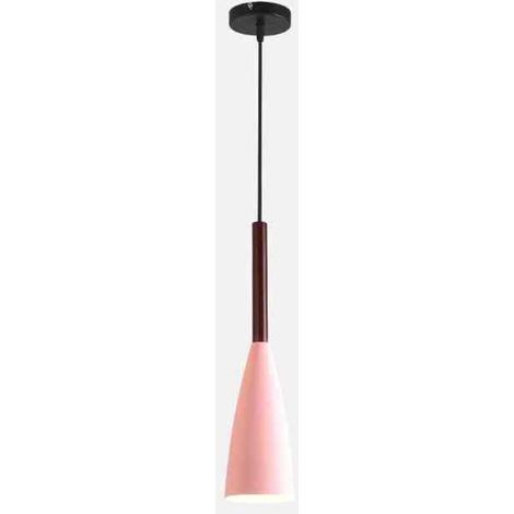 Moderne, Minimalistische Pendelleuchte Mit Einem Leuchtenkopf Für Esszimmer – Auch Für Wohn- Und Schlafzimmer Geeignet – 1 Stück, Rosa