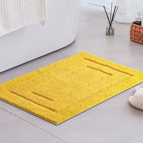 Rutschfeste Badematte – Geeignet Für Badezimmer, Küchen, Schlafzimmer Usw. – 1 Stück, 40 × 60 Cm, Gelb