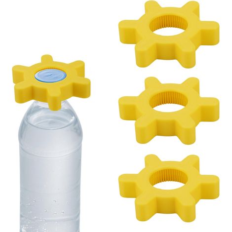 Set Mit 3 Flaschenöffnern, Schraubflaschenöffner Aus Kunststoff, Multifunktionaler Dosenöffner, Geeignet Für Menschen Mit Eingeschränkter Handkraft Und Ältere Menschen.