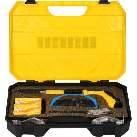 Stahlnagler, Mini-handnagler, Geräuscharm, 3-stufiges Feuerungsdesign, Verstellbarer Nagler Für Betonwände, Heimwerkerarbeiten