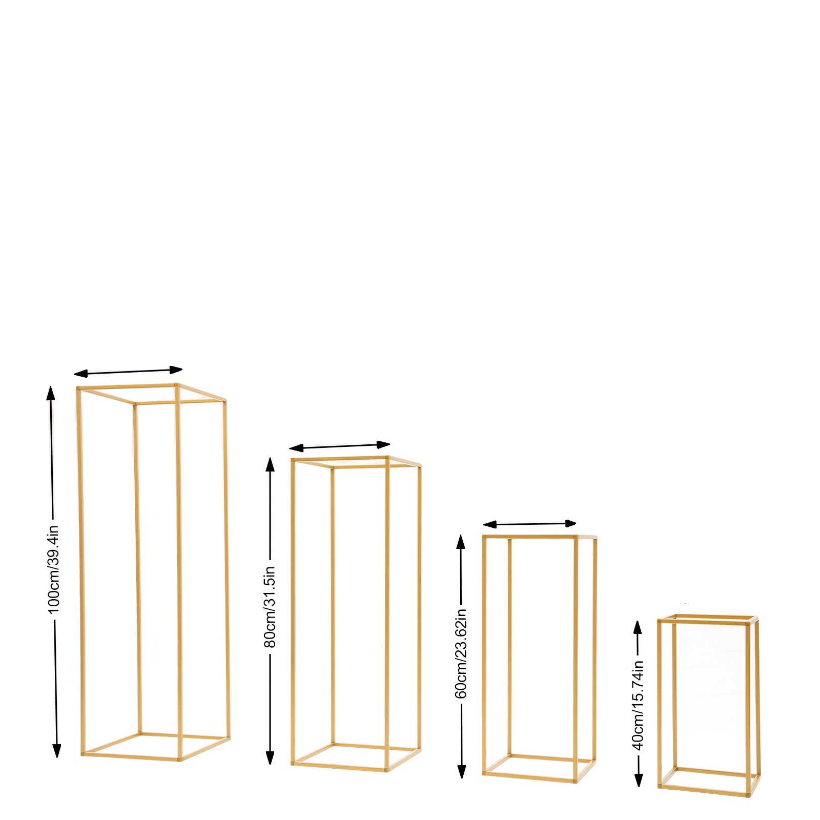 Blumenstand, Modernes Geometrisches Design, Vielseitig Für Veranstaltungen, Gelb, M
