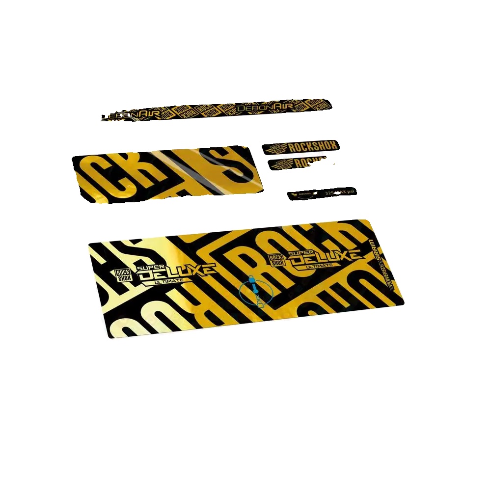 Aufkleber, Hochwertiges Vinyl, Anpassbare Farben, Chromgold