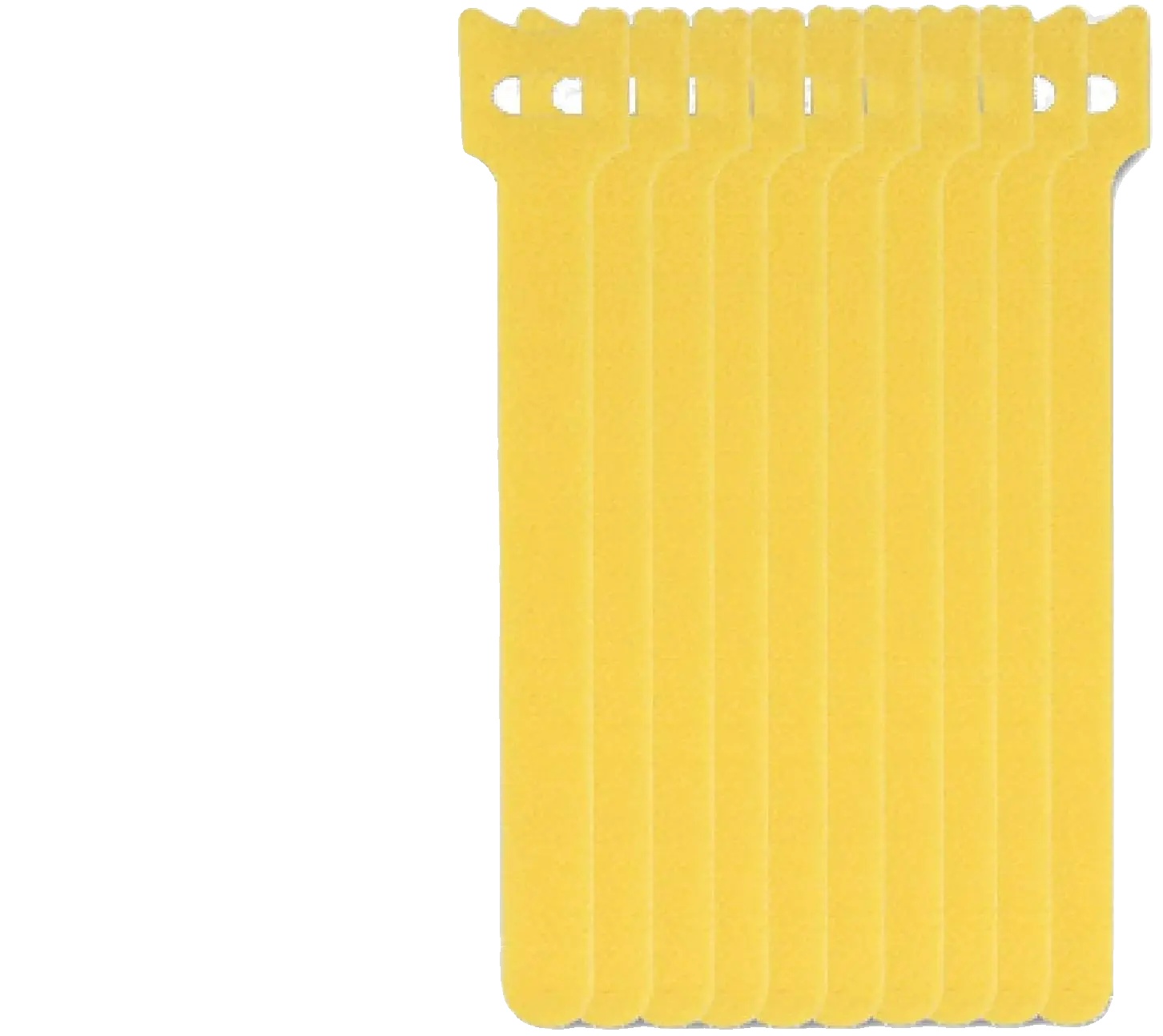 Wiederverwendbare Kabelbinder, Langlebiges Nylon, Vielseitige Verwendung, Gelb, 200pcs-d
