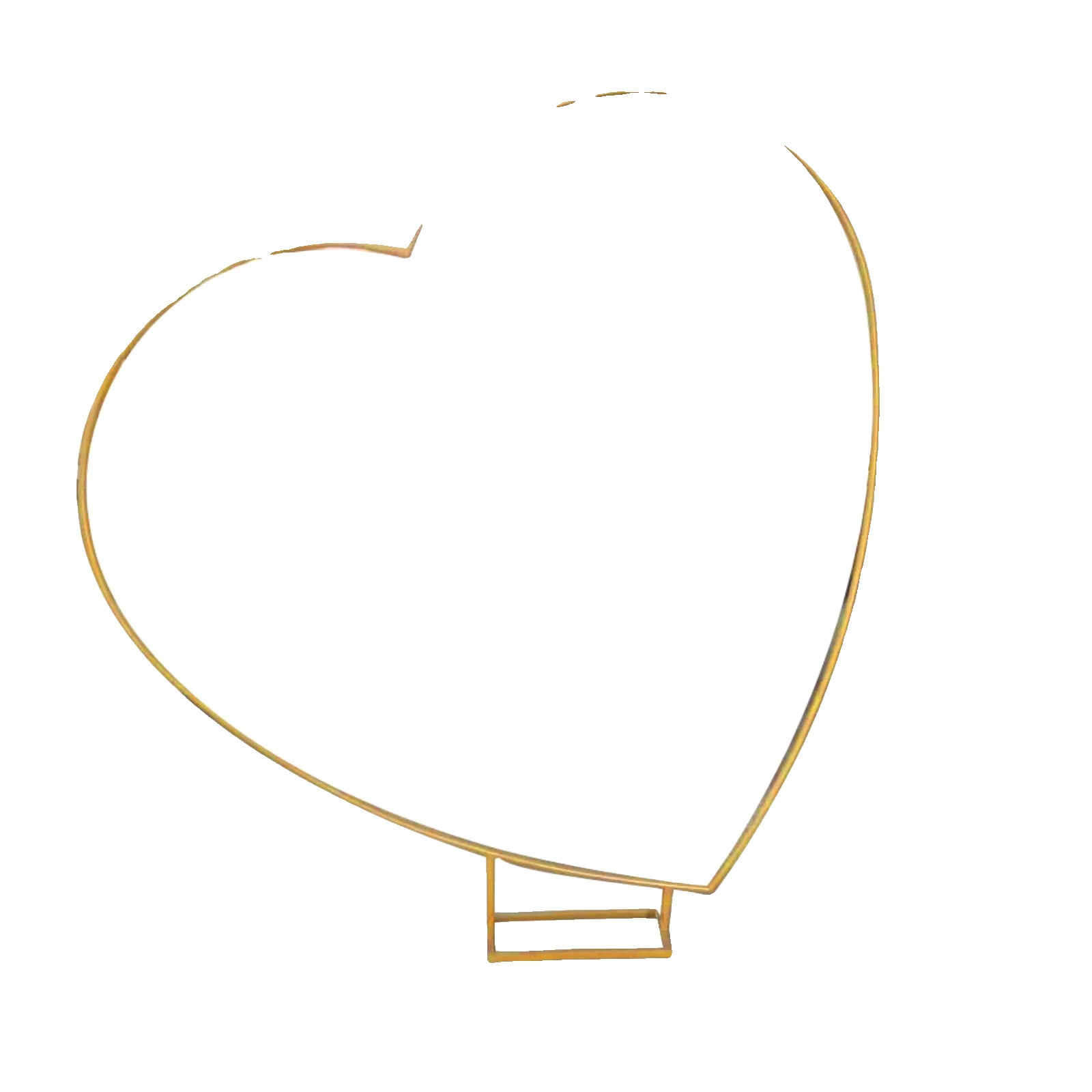 Hochzeitsbogen, Langlebiger Metallrahmen, Schnelle Montage, Gold, 2m