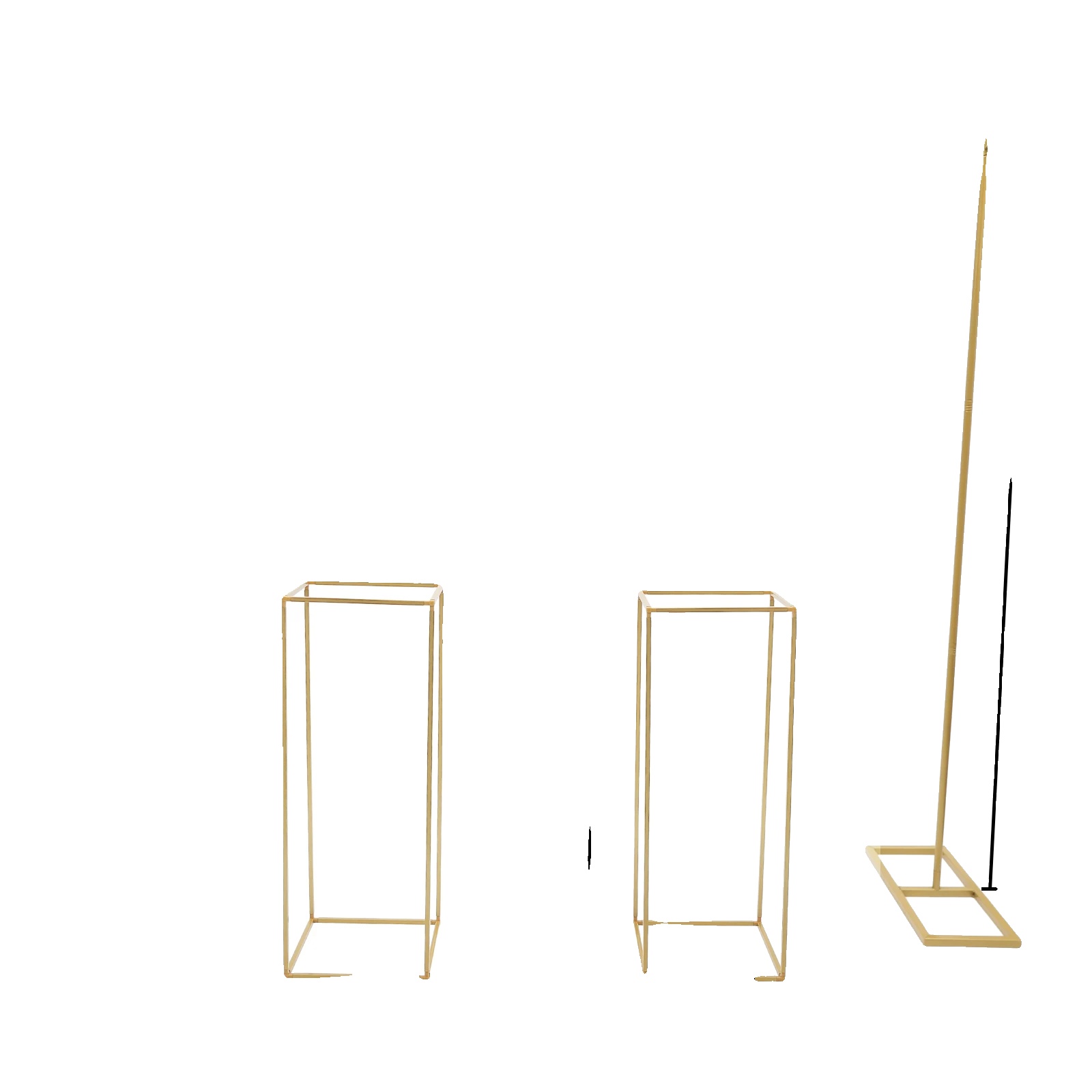 Hintergrundständer, Einschließlich Blumenständer, Ideal Für Veranstaltungsdekoration, M, Gold