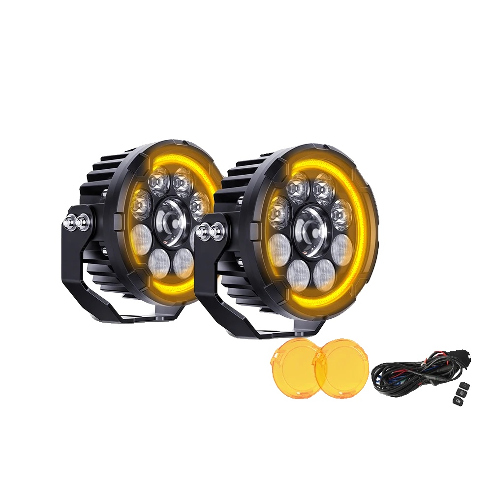 Motorrad Zusatznebelscheinwerfer, Led-helligkeit, Langlebige Ip68-bewertung, Hoch Niedrig Gelb Drl