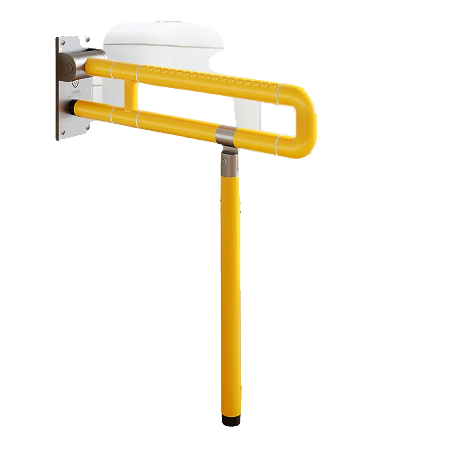 Haltegriff, Faltbares Design, Rutschfeste Oberfläche, Gelb