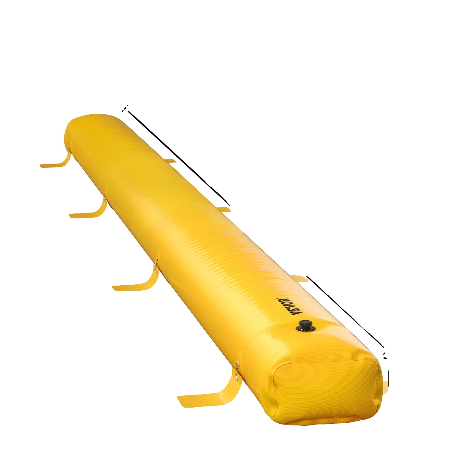 Hochwasserschutzbarriere, Langlebige Pvc-konstruktion, Wiederverwendbares Design, 1stück 24ftx20inx12in