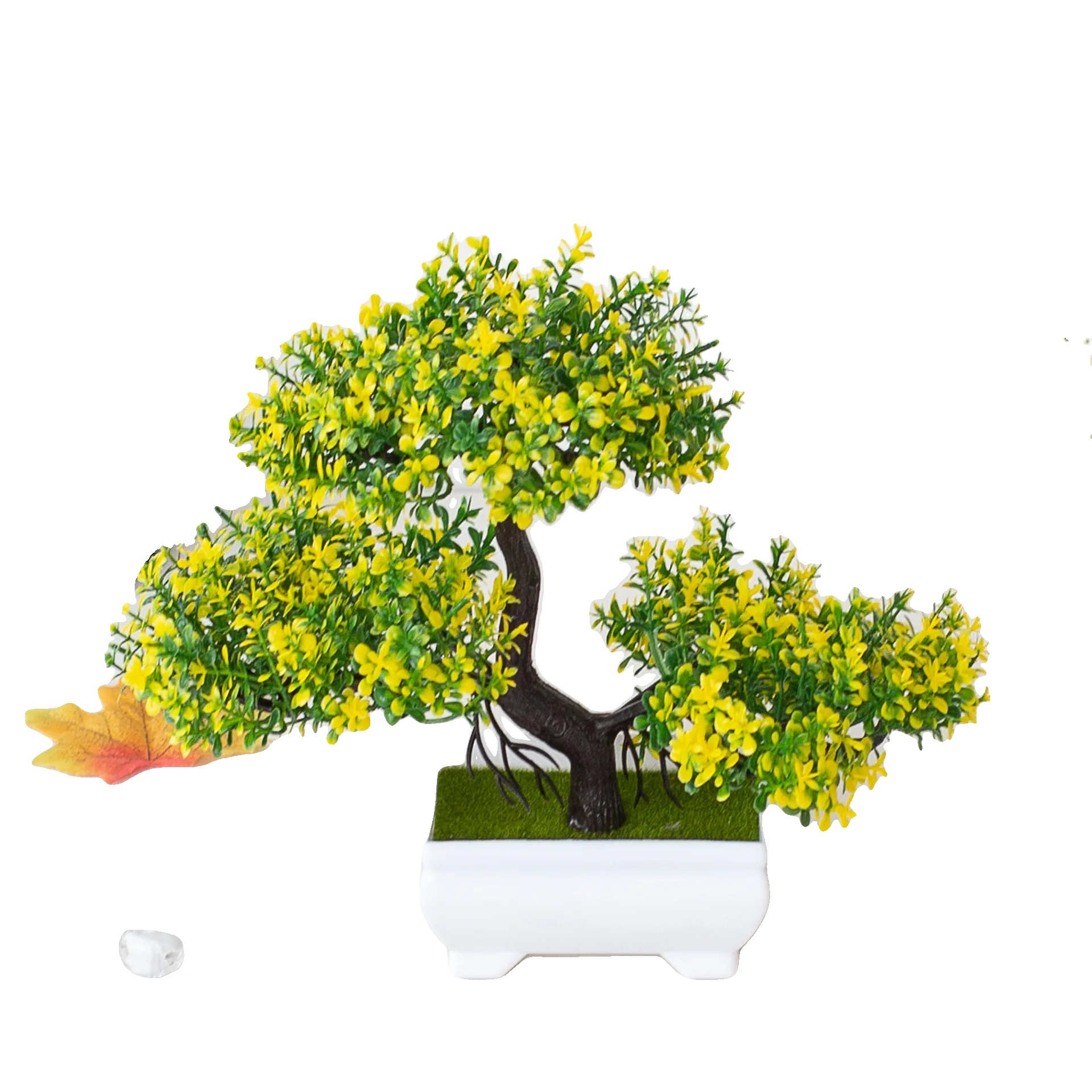 Künstliche Pflanzen, Bonsai-design, Innen- Und Außendekoration, Gelb