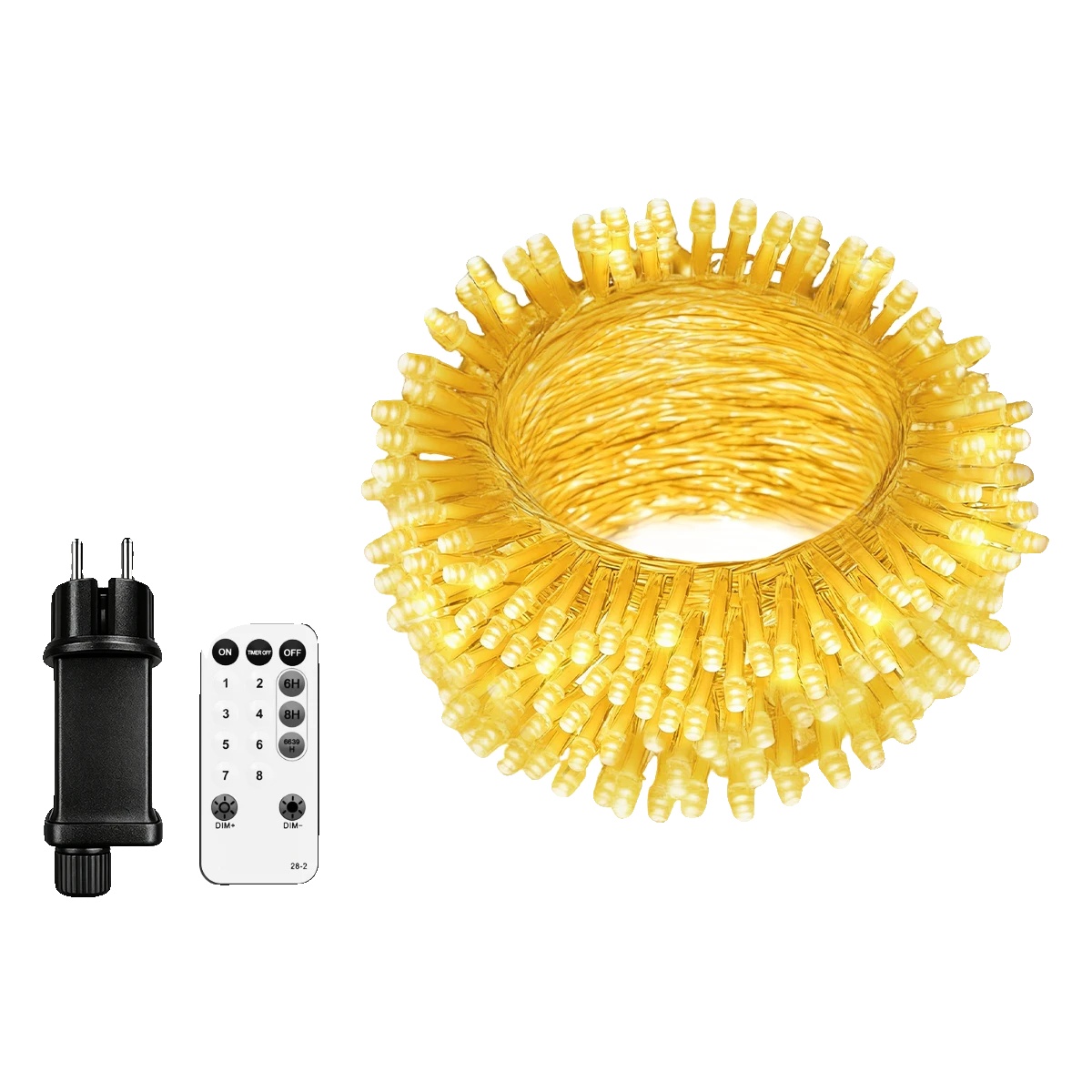 Led-lichterkette, Fernbedienung, 8 Beleuchtungsmodi, 80m 800led, 220v-240v Eu Plug-a