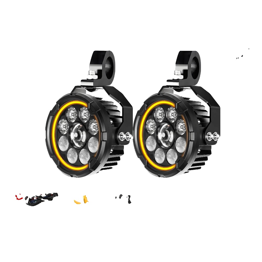 Arbeitslicht, Super Hell, Wasserdichtes Design, 5inch 2pcs Strobe