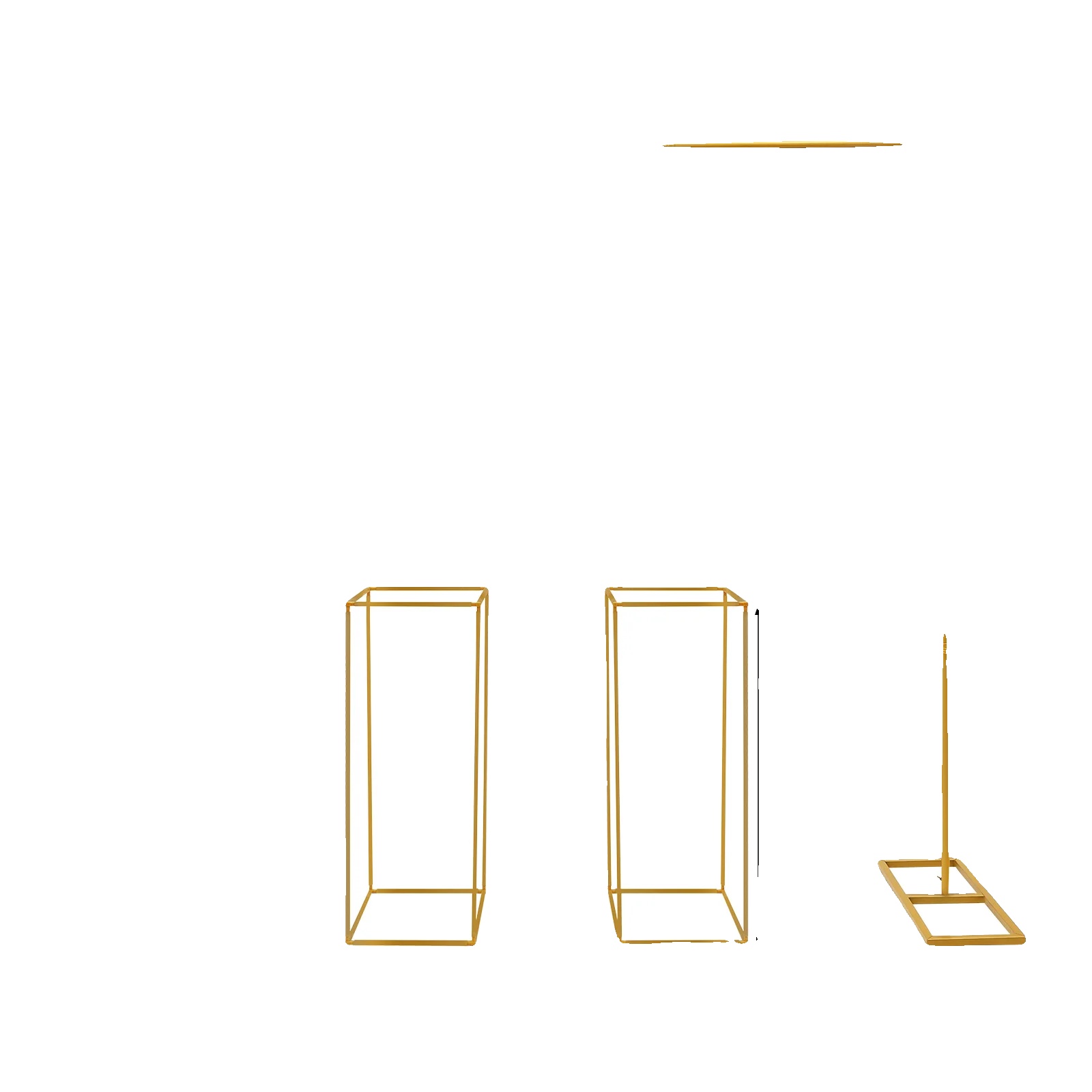 Hintergrundständer, Langlebiger Stahlrahmen, Vielseitige Dekorationsmöglichkeiten, M, Gold