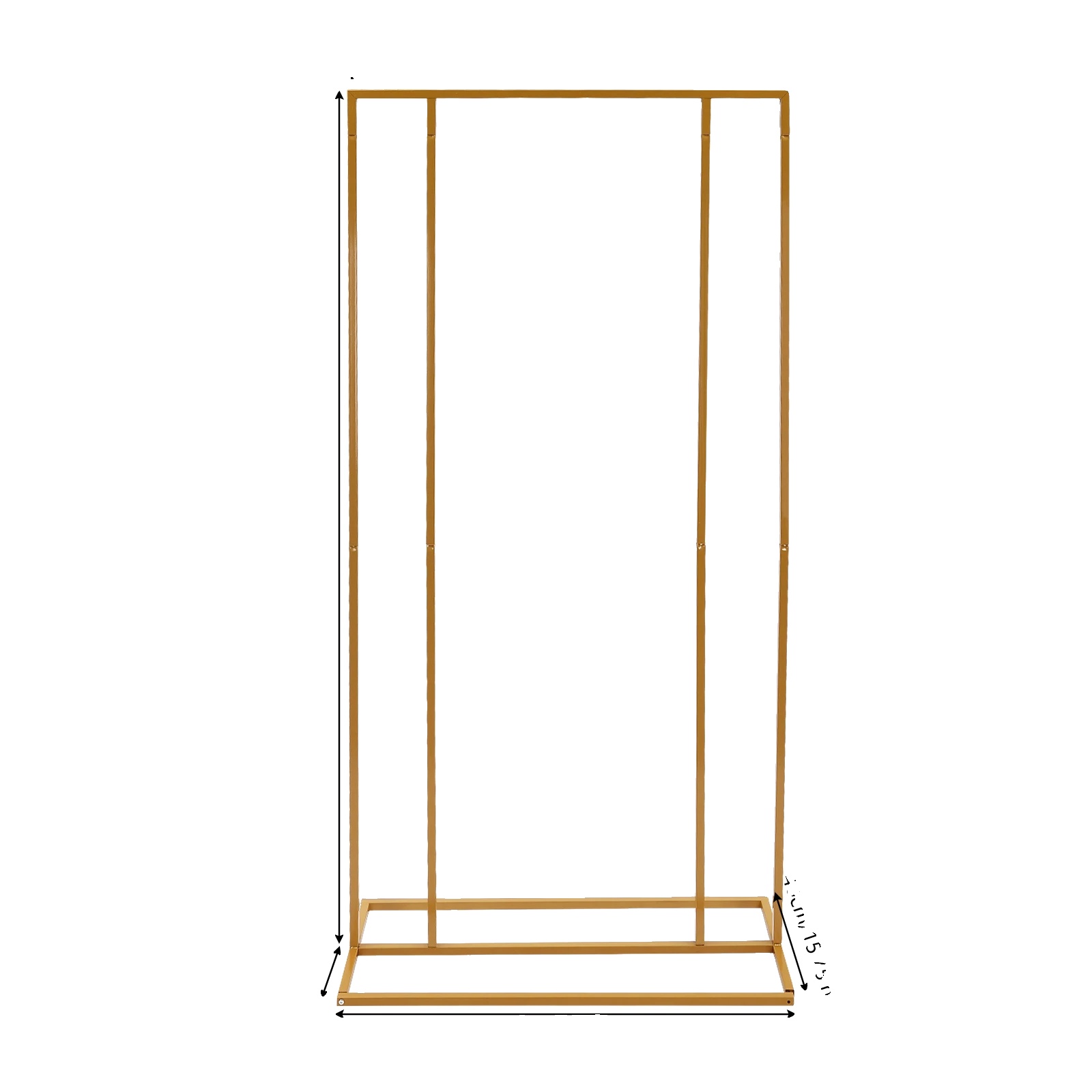 Hintergrundständer, Langlebige Eisenkonstruktion, Einfache Installation, M, Gold