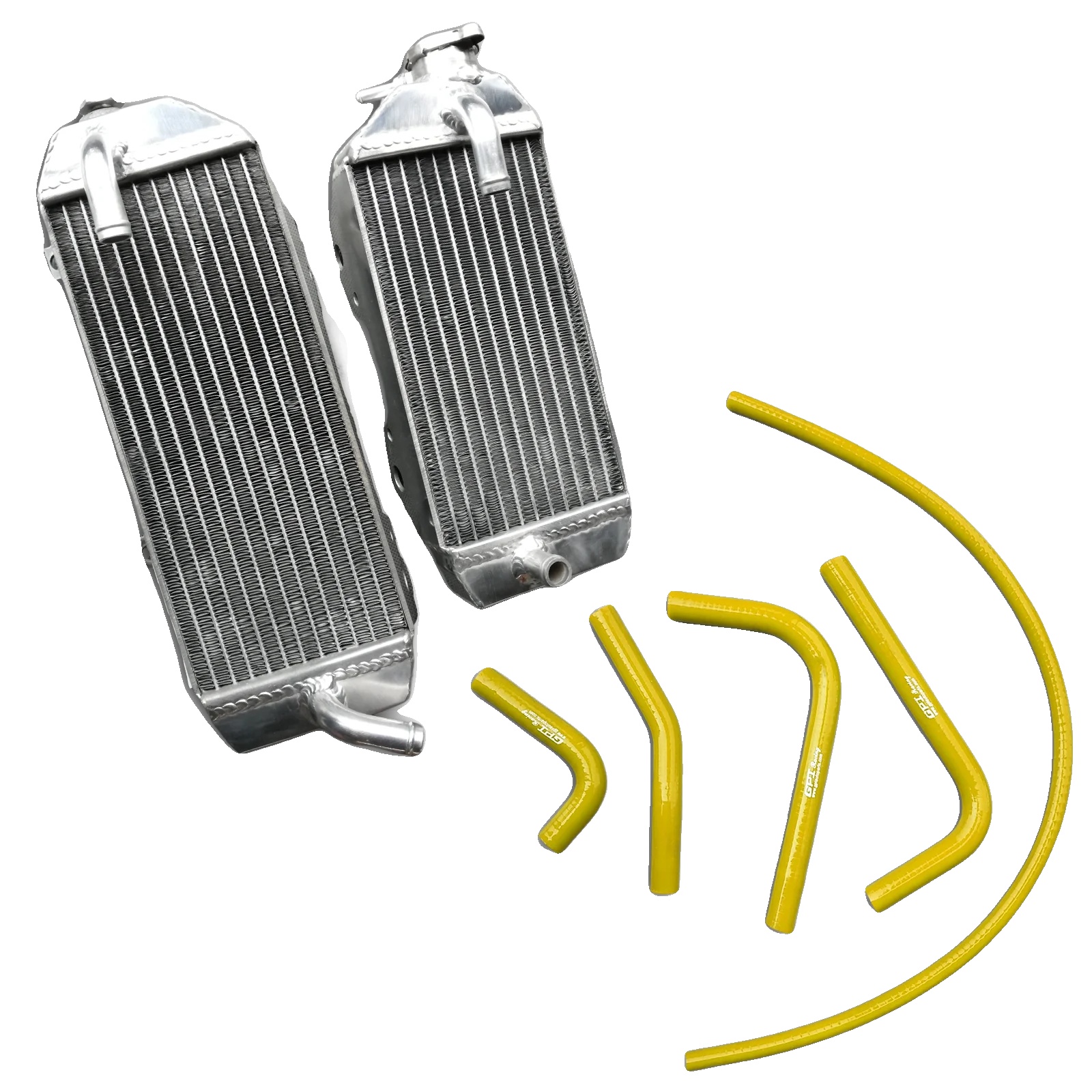 Heizkörper, Aluminiumkonstruktion, Verbesserte Kühlleistung, Gelb