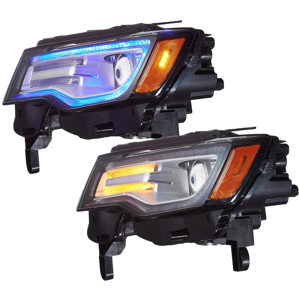 Scheinwerfer, Led-projektorlinsen, Wasserdicht Ip67, Chrom Bernstein