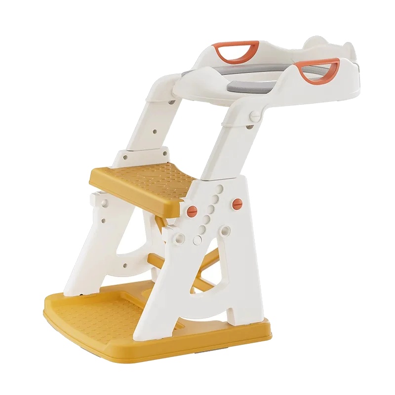 Töpfchen-trainer, Verstellbare Höhe, Rutschfestes Design, Gelb