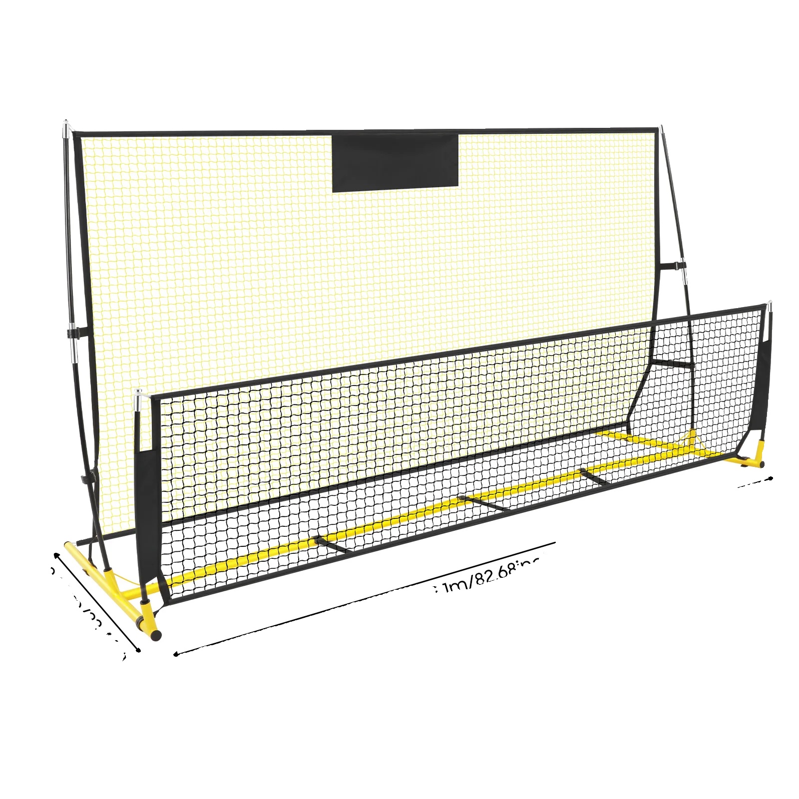 Trainingsnetz, Tragbares Design, Hohe Sprungfähigkeit, Gelb