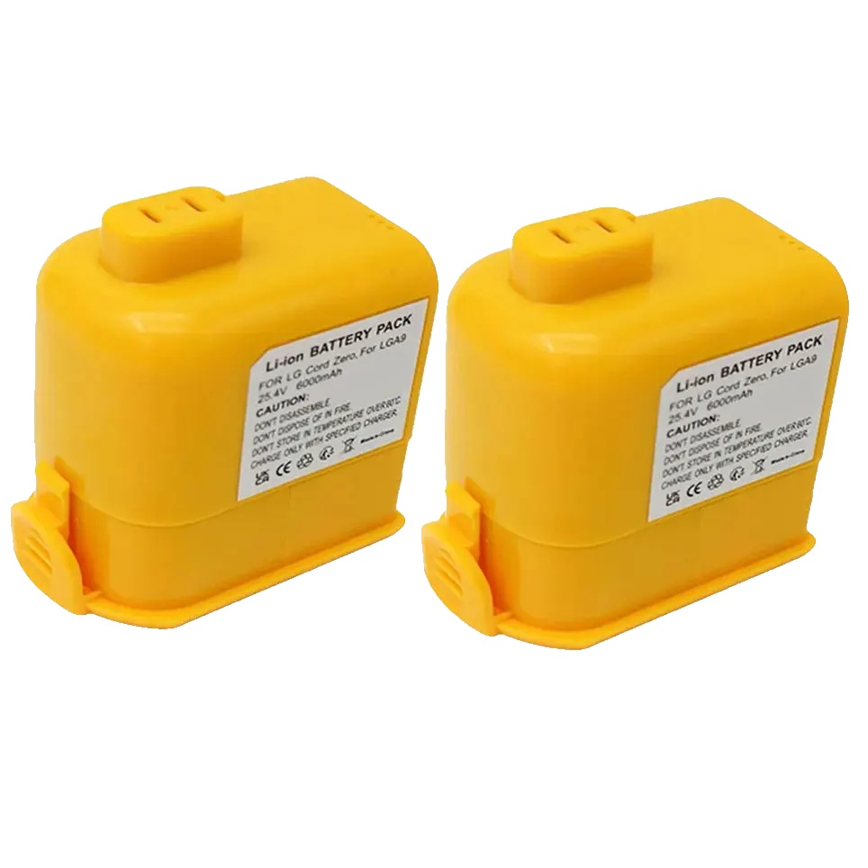 Ersatzbatterie Für Staubsauger, 6000mah Kapazität, Wiederverwendbar, Lga9-6.0ah-2pcs