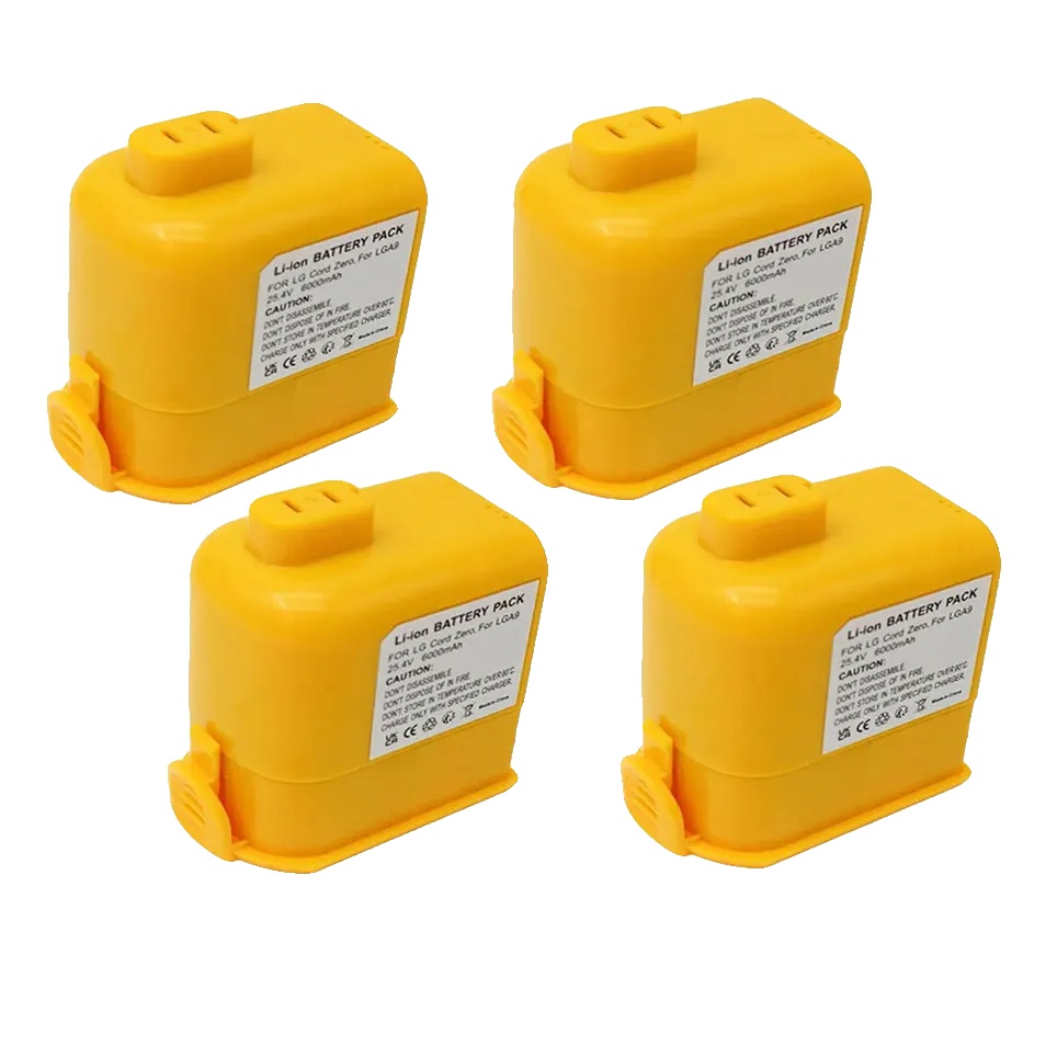 Ersatzbatterie Für Staubsauger, 6000mah Kapazität, Wiederverwendbar, Lga9-6.0ah-4pcs
