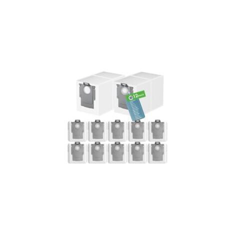 12er-pack Staubbeutel Für Roborock Q Revo/qrevo Pro/qrevo S/qrevo Plus/qrevo Maxv/qrevo Curve/qrevo Master/qrevo Slim/s8 Maxv Ultra/s8 Max Ultra/saros 10r, Staubsaugerbeutel