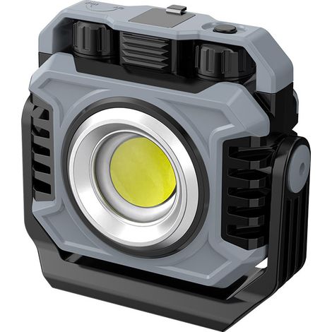 1500 Lm Cob-arbeitsleuchte – Wiederaufladbar – Magnetisch – Stufenlos Dimmbar – 360° Faltbar – Wasserdicht – Ideal Für Camping, Garagen Und Autoreparaturen