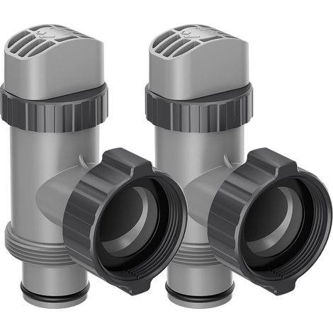 2-teiliges Druckventil – Ersatzteil – Kompatibel Mit Intex-poolteilen – Ein-/aus-ventil – Geeignet Für Aufstellpools Und Filterpumpen
